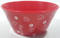 2022 Mars Skittles 5 1/2" Wide Red Plastic Bowl