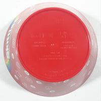 2022 Mars Skittles 5 1/2" Wide Red Plastic Bowl