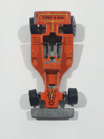 1982 Hot Wheels Land Lord Street is Neat Orange Die Cast Toy Race Car Vehicle