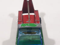 Vintage PlayArt Cement Mixer Green and Red Die Cast Toy Car Construction Building Equipment Vehicle