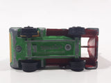 Vintage PlayArt Cement Mixer Green and Red Die Cast Toy Car Construction Building Equipment Vehicle
