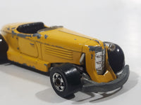 1981 Hot Wheels Repaints Auburn 852 Yellow Die Cast Toy Car Vehicle