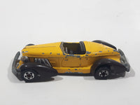 1981 Hot Wheels Repaints Auburn 852 Yellow Die Cast Toy Car Vehicle