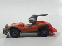 Vintage 1979 Corgi W.B. Warner Bros Looney Tunes Bugs Bunny Buggy Orange Die Cast Toy Car Vehicle