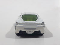 2013 Hot Wheels HW Stunt: HW Drift Race Ferrari 458 Italia White Die Cast Toy Car Vehicle