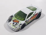 2013 Hot Wheels HW Stunt: HW Drift Race Ferrari 458 Italia White Die Cast Toy Car Vehicle