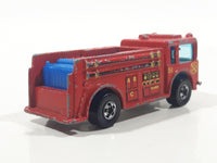 1982 Hot Wheels Fire Eater Red Fire Truck Die Cast Toy Car Vehicle - BW - Blue Lights - Hong Kong