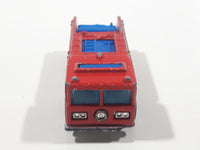 1982 Hot Wheels Fire Eater Red Fire Truck Die Cast Toy Car Vehicle - BW - Blue Lights - Hong Kong