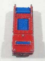 1982 Hot Wheels Fire Eater Red Fire Truck Die Cast Toy Car Vehicle - BW - Blue Lights - Hong Kong