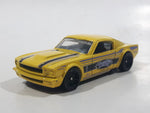 2019 Hot Wheels Muscle Mania '65 Mustang Fastback Yellow Die Cast Toy Muscle Car Vehicle