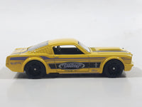 2019 Hot Wheels Muscle Mania '65 Mustang Fastback Yellow Die Cast Toy Muscle Car Vehicle