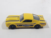 2019 Hot Wheels Muscle Mania '65 Mustang Fastback Yellow Die Cast Toy Muscle Car Vehicle