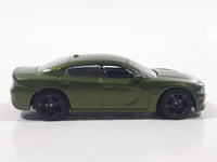 2019 Matchbox MBX Road Trip 2018 Dodge Charger Metalflake Green Die Cast Toy Car Vehicle