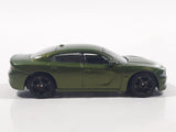 2019 Matchbox MBX Road Trip 2018 Dodge Charger Metalflake Green Die Cast Toy Car Vehicle