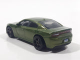2019 Matchbox MBX Road Trip 2018 Dodge Charger Metalflake Green Die Cast Toy Car Vehicle