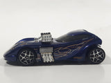 2006 Hot Wheels Open Stock Twin Mill II Dark Blue Indigo Die Cast Toy Car Vehicle