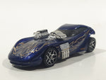 2006 Hot Wheels Open Stock Twin Mill II Dark Blue Indigo Die Cast Toy Car Vehicle