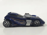 2006 Hot Wheels Open Stock Twin Mill II Dark Blue Indigo Die Cast Toy Car Vehicle