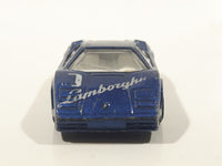 2001 Hot Wheels 25th Anniversary Lamborghini Countach Blue Die Cast Toy Exotic Luxury Car Vehicle