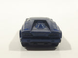 2001 Hot Wheels 25th Anniversary Lamborghini Countach Blue Die Cast Toy Exotic Luxury Car Vehicle