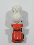 Vintage 1970s Yat Ming Speed Wheels GS-36 Semi Tanker Truck Orange Die Cast Toy Car Vehicle