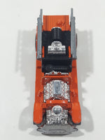 2008 Hot Wheels City Old Number 5.5 Fire Truck Orange Die Cast Toy Firefighting Rescue Emergency Vehicle