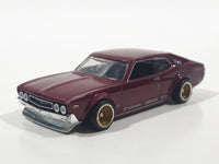 2020 Hot Wheels Nissan Collector Set Nissan Laurel 2000GSX Magenta Plum Purple Die Cast Toy Car Vehicle