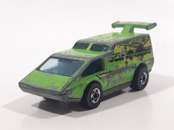 1977 Hot Wheels Flying Colors Spoiler Sport Van Green Die Cast Toy Car Vehicle