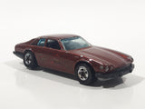 1983 Hot Wheels Jaguar XJS Maroon Burgundy Brown Die Cast Toy Car Vehicle