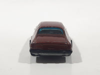 1983 Hot Wheels Jaguar XJS Maroon Burgundy Brown Die Cast Toy Car Vehicle