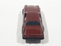 1983 Hot Wheels Jaguar XJS Maroon Burgundy Brown Die Cast Toy Car Vehicle