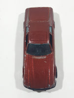 1983 Hot Wheels Jaguar XJS Maroon Burgundy Brown Die Cast Toy Car Vehicle