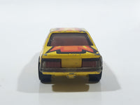 1980 Hot Wheels 1979 Ford Mustang Yellow Die Cast Toy Car Vehicle