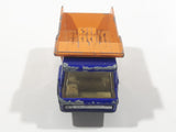 Vintage 1975 Lesney Matchbox Superfast No. 23 Atlas Dump Truck Blue and Orange  Die Cast Toy Car Vehicle