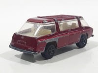Vintage 1970 Lesney Matchbox Series No. 22 Freeman Inter-City Communter Metallic Red Die Cast Toy Car Vehicle