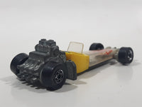 Vintage 1977 Hot Wheels Odd Rod Yellow and Clear Die Cast Toy Dragster Race Car Vehicle