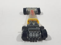 Vintage 1977 Hot Wheels Odd Rod Yellow and Clear Die Cast Toy Dragster Race Car Vehicle