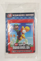 2012 MJ Holding Company Enter Play Nintendo New Super Mario Bros. Wii Official Sticker Collection 25 Stickers Inside New in Package