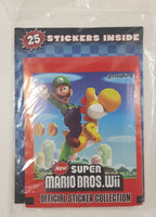 2012 MJ Holding Company Enter Play Nintendo New Super Mario Bros. Wii Official Sticker Collection 25 Stickers Inside New in Package