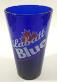 Labatt's Blue Beer 5 3/4" Tall Cobalt Blue Glass Cup