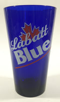 Labatt's Blue Beer 5 3/4" Tall Cobalt Blue Glass Cup