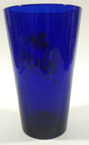 Labatt's Blue Beer 5 3/4" Tall Cobalt Blue Glass Cup