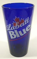 Labatt's Blue Beer 5 3/4" Tall Cobalt Blue Glass Cup