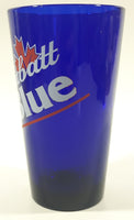 Labatt's Blue Beer 5 3/4" Tall Cobalt Blue Glass Cup