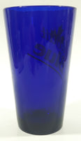 Labatt's Blue Beer 5 3/4" Tall Cobalt Blue Glass Cup