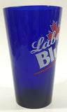 Labatt's Blue Beer 5 3/4" Tall Cobalt Blue Glass Cup