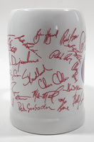 Rare Vintage Giftcraft Galaxy NHL Montreal Canadiens Les Canadiens 1988/89 Player Signatures 5 3/8" Tall Ceramic Beer Mug