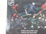 NHL NHLPA Ice Hockey Players 4" Tall Toy Figures 8 Piece Collector's Case Series 2