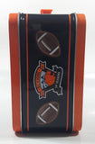 2003 CFL BC Lions Football Team 50 Seasons Est 1953 Dave Dickenson Quarterback Jason Clermont Slotback Orange and White Tin Metal Lunch Box