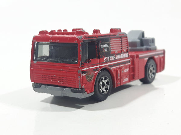 2009 Matchbox Emergency Response Fire Engine 2006 Ladder Truck Fire Department Red Die Cast Toy Car Vehicle